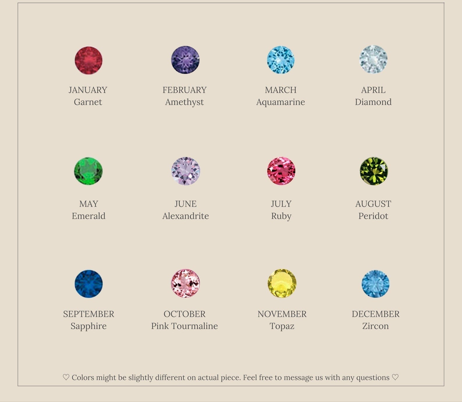 Tiny Birthstone Ring