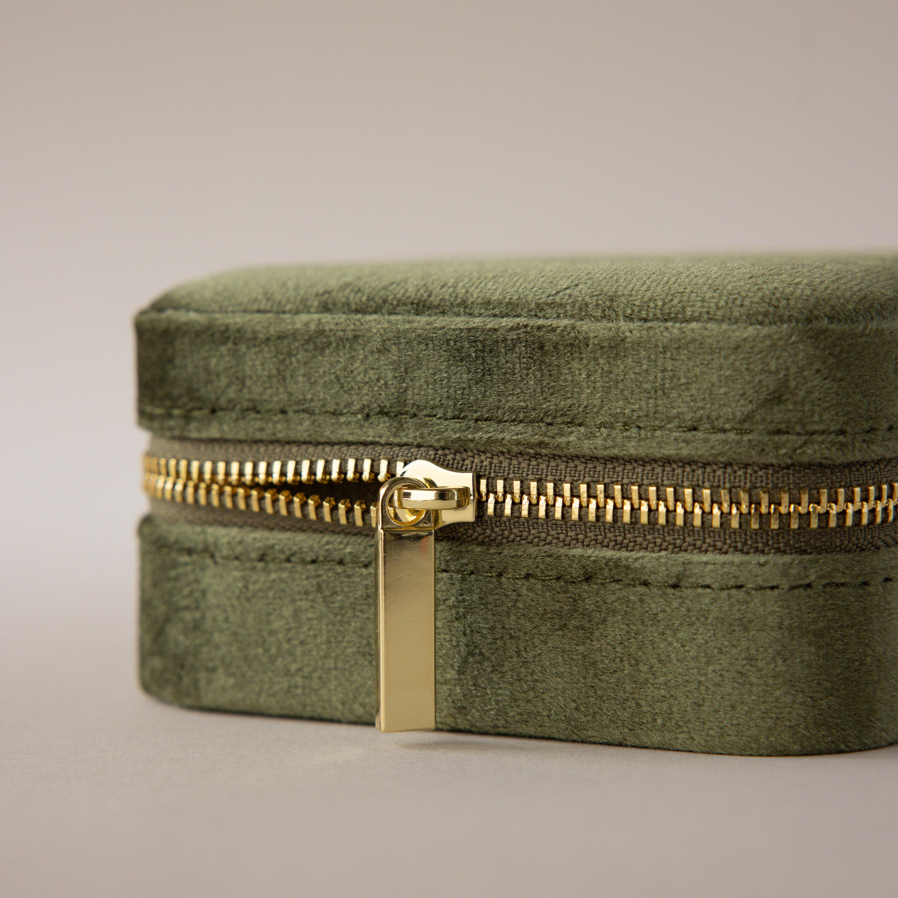 Velvet Mirror Jewelry Box