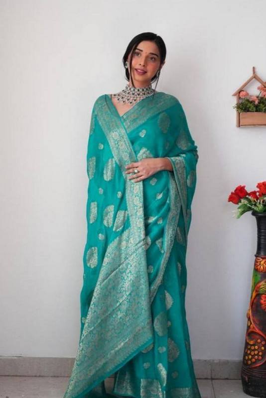 Lichi Silk Ready To Wear saree