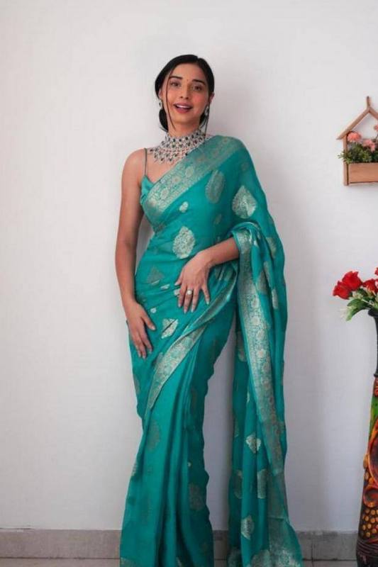 Lichi Silk Ready To Wear saree