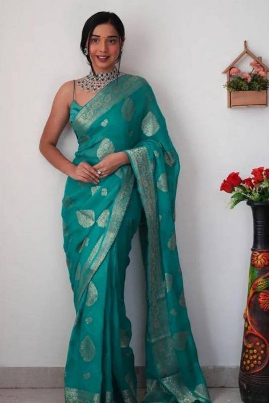 Lichi Silk Ready To Wear saree